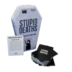 AreYouGame Stupid Deaths Frightfully Funny Card Game Tin* Card Games|Social & Emotional Skills
