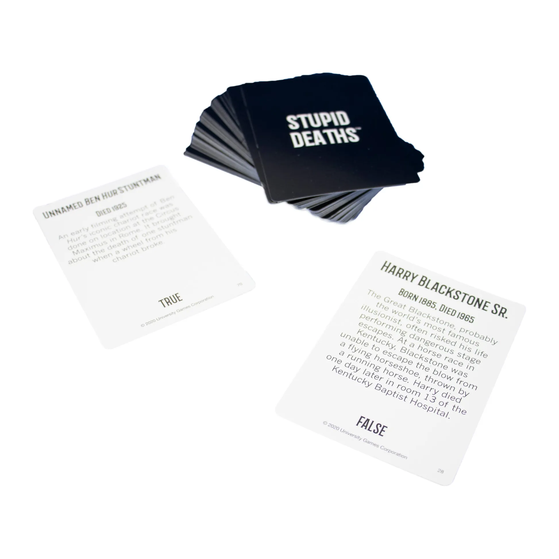 AreYouGame Stupid Deaths Frightfully Funny Card Game Tin* Card Games|Social & Emotional Skills