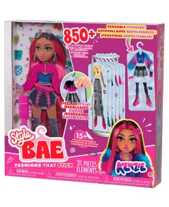 Macy's - Supplier Style Bae Kenzie 10-inch Fashion Doll with Reusable Sticker Outfits and Accessories* Fashion Dolls|Stuffed Animals & Plush Toys