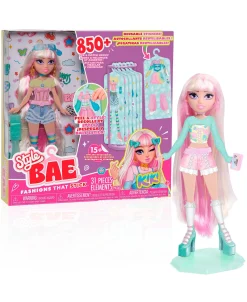 Macy's - Supplier Style Bae Kiki 10" Fashion Doll with Reusable Sticker Outfits and Accessories* Fashion Dolls|Stuffed Animals & Plush Toys