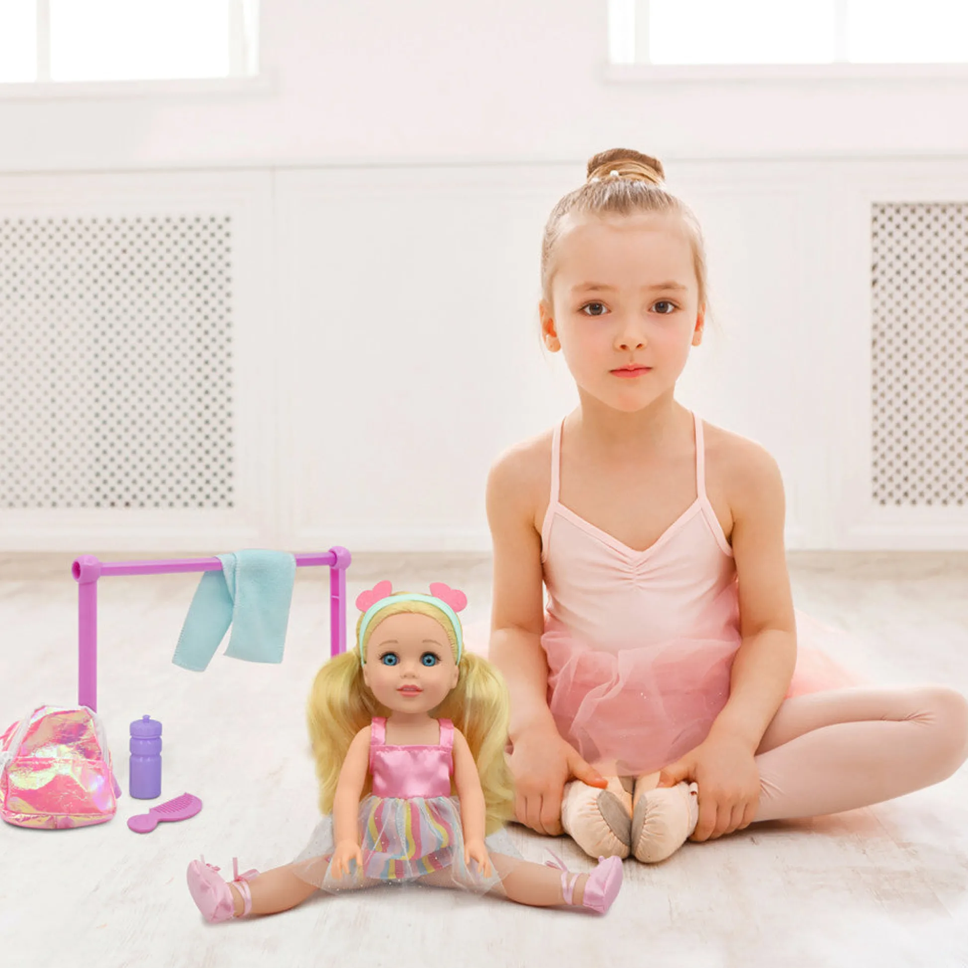 Flat River Group Style Dreamers 14" Ballet Set - Blonde Hair Hard Body Doll* Fashion Dolls|Stuffed Animals & Plush Toys