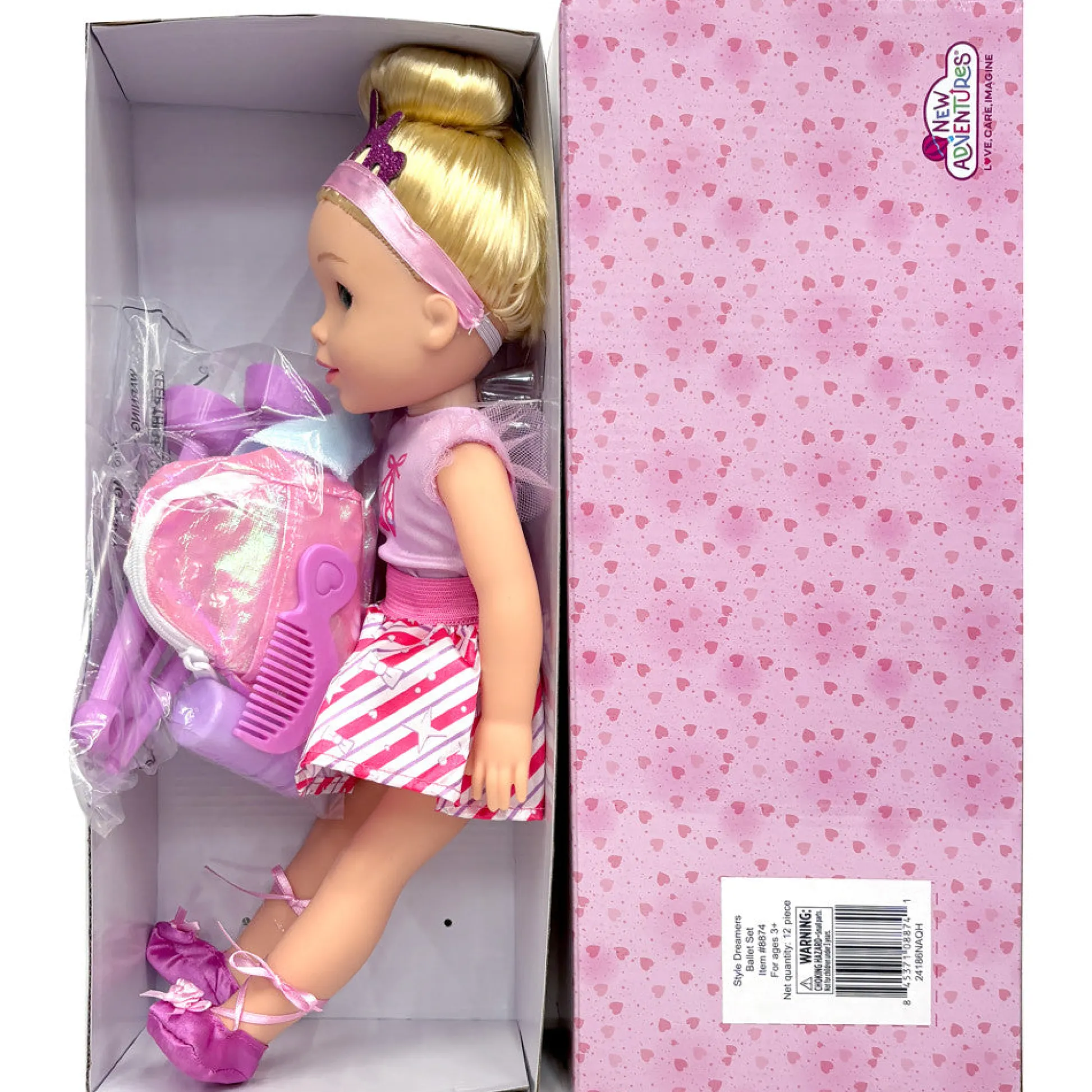 Flat River Group Style Dreamers 14" Ballet Set - Blonde Hair Hard Body Doll* Fashion Dolls|Stuffed Animals & Plush Toys