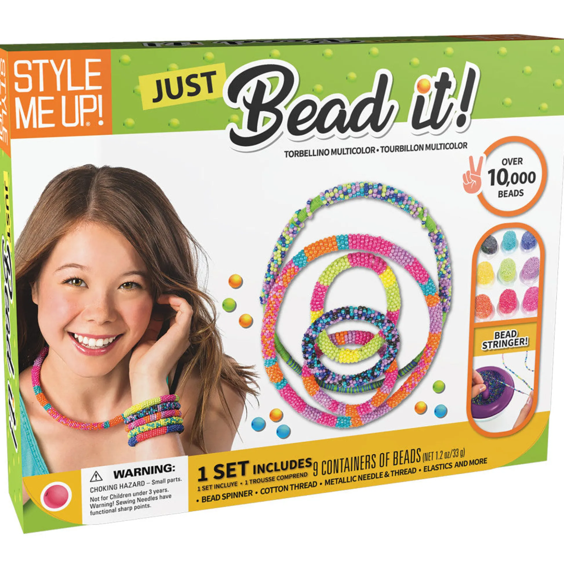 Flat River Group Style Me Up Just Bead It Deluxe DIY Jewelry Making Kit for Kids* Crafts & Activities