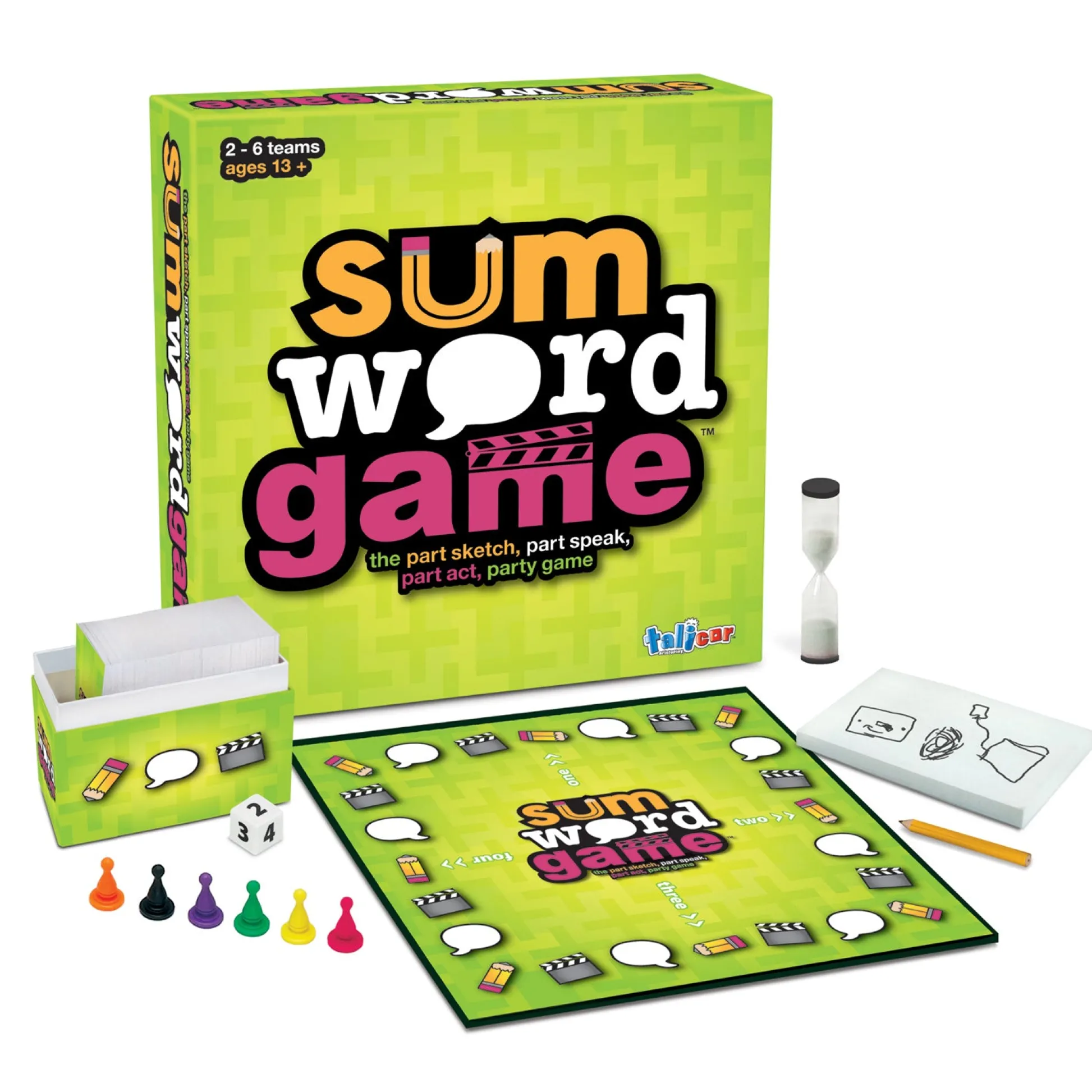 AreYouGame Sum Word Game Multi-Team Party Challenge* Family & Entertainments Games|Social & Emotional Skills