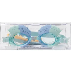 Flat River Group Sunnylife Aqua Blue Finn the Fish Kids Swim Goggles - One Size* Swimming Pools & Water Toys