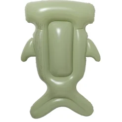 Flat River Group Sunnylife Kids Lie-On Float - Salty The Shark Khaki Inflatable Pool Ride-On* Swimming Pools & Water Toys