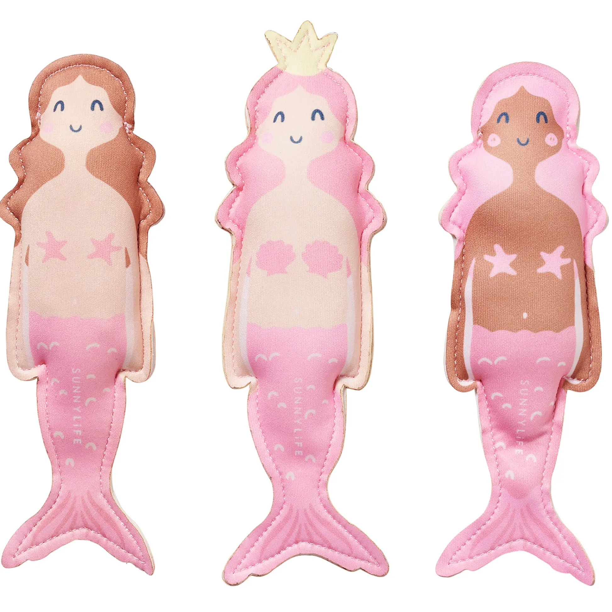 Flat River Group Sunnylife Mermaid Dive Buddies - Ocean Treasure Rose 3pk, Pool Play Toy for Kids 6+* Swimming Pools & Water Toys
