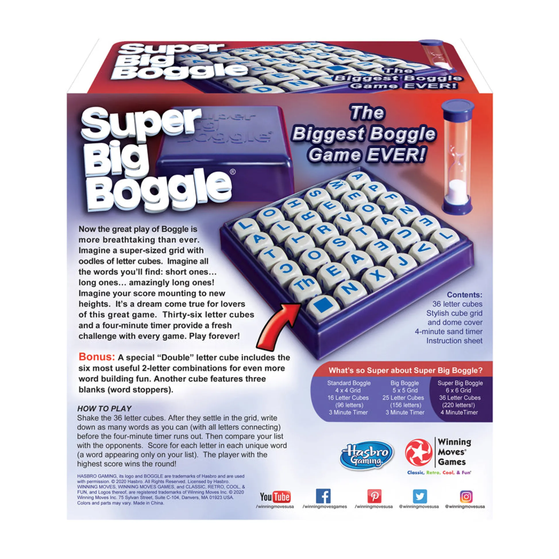 AreYouGame Super Big Boggle Ultimate Word Search Game* Board Games|Role-Playing Games