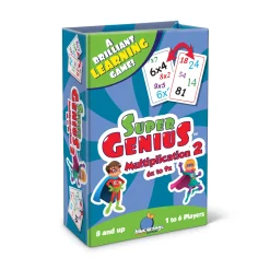 AreYouGame Super Genius - Multiplication 2 - Math Wizard Matching Game* Math Toys|Math, Counting & Time