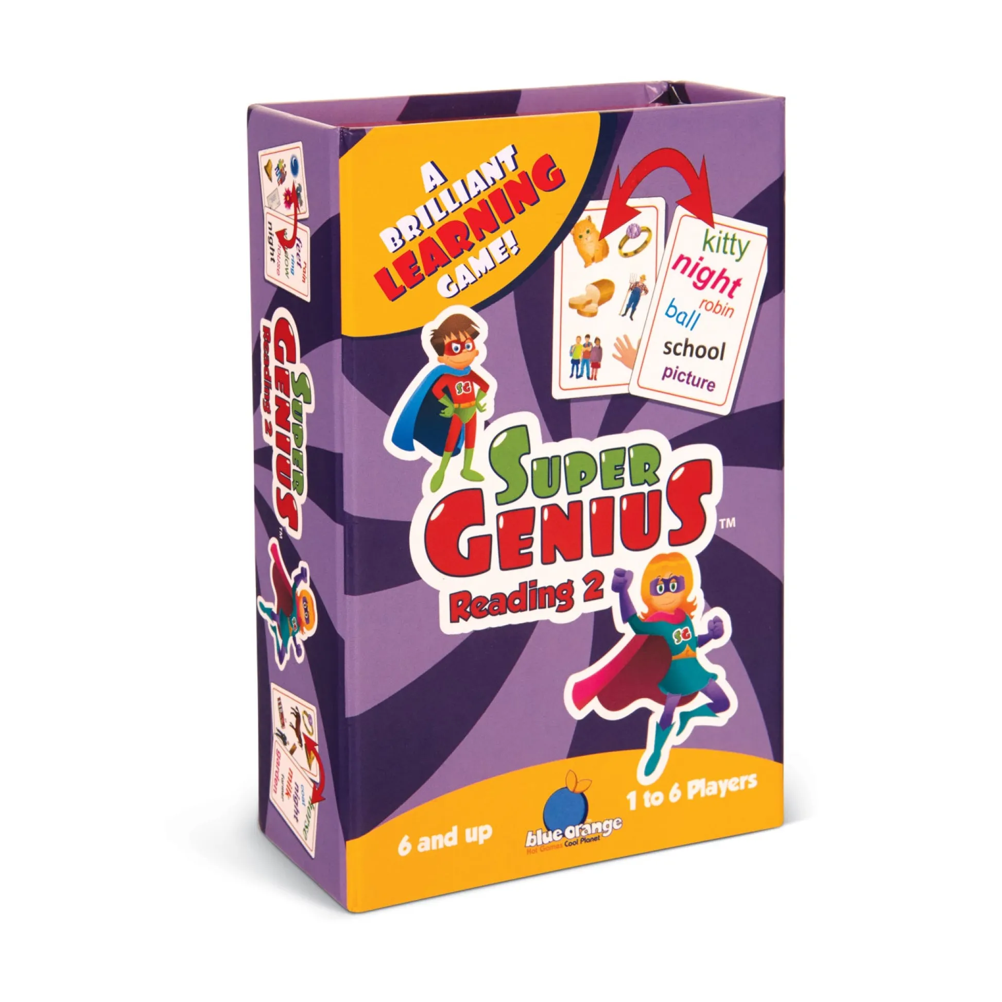 AreYouGame Super Genius Reading 2 - Educational Matching Game* Card Games