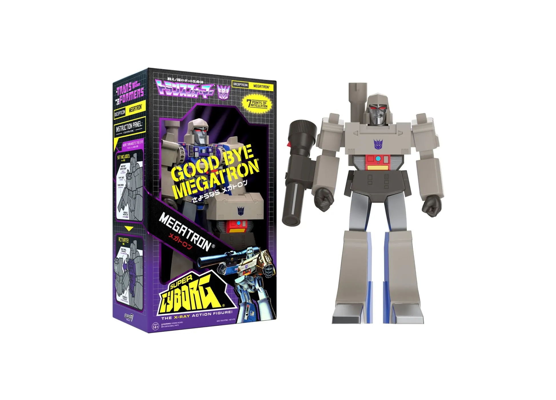 Macy's - Supplier Super7 Transformers Super Cyborg 12 Inch Action Figure - Goodbye Megatron SDCC 2023 Exclusive* Collectible Figures & Playsets