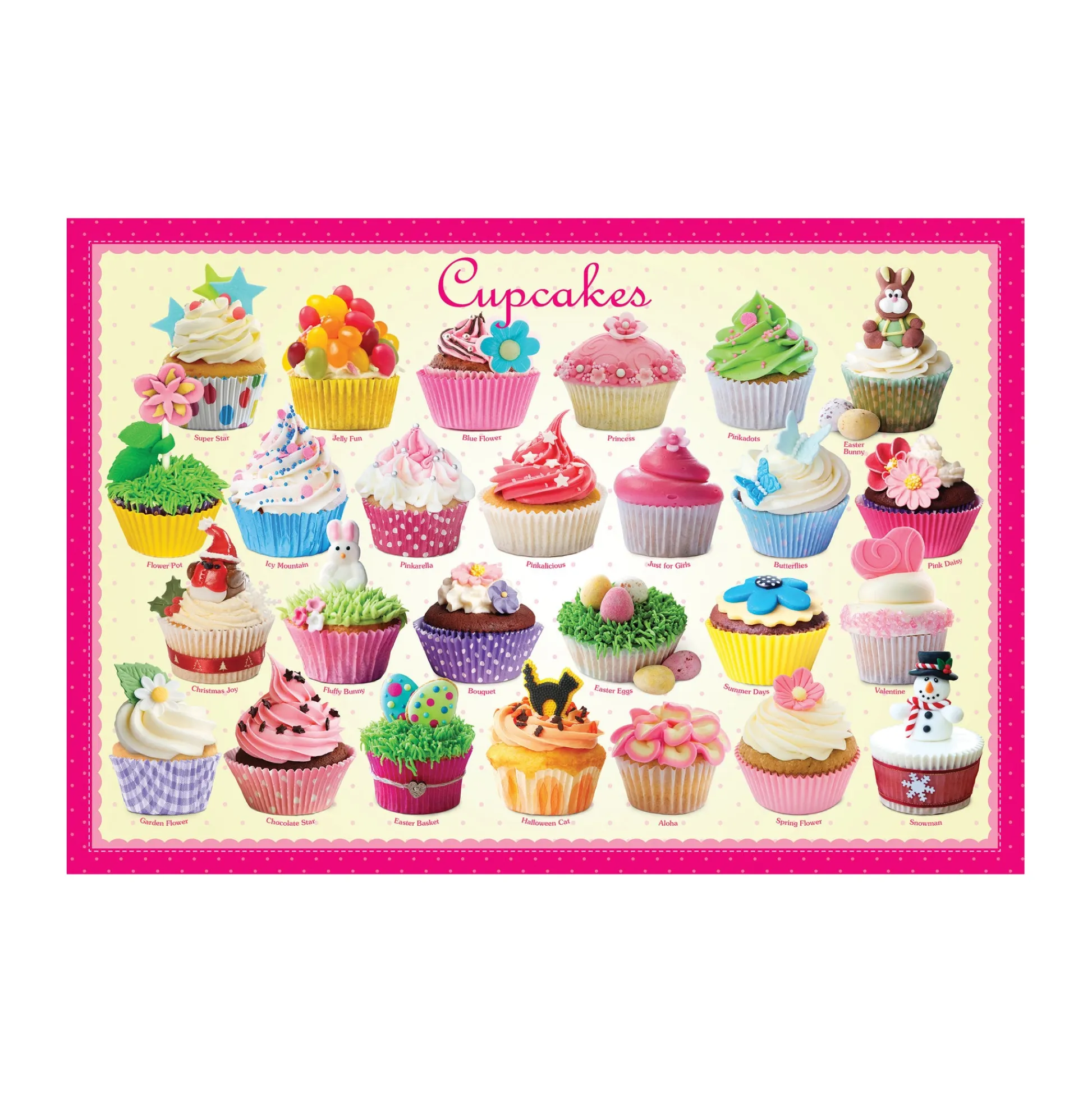 AreYouGame Sweet Delight Cupcakes Puzzle Playset - 100 Pieces* Puzzles