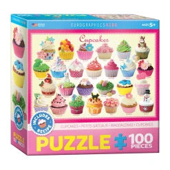 AreYouGame Sweet Delight Cupcakes Puzzle Playset - 100 Pieces* Puzzles