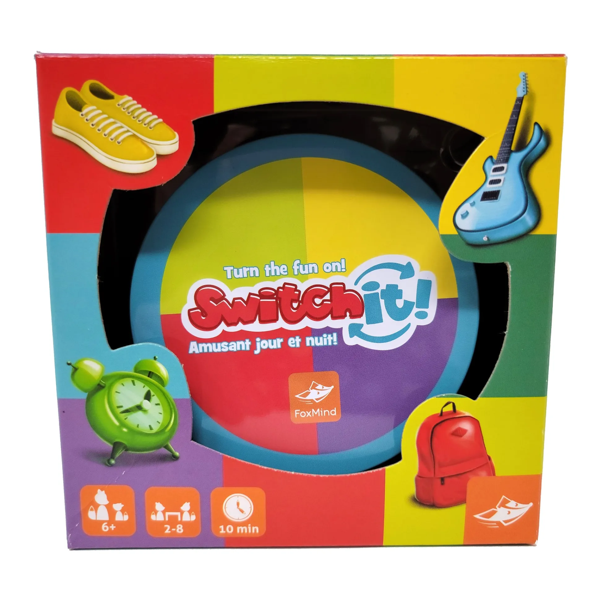 AreYouGame Switch It! Day and Night Rapid-Fire Observation Game* Family & Entertainments Games