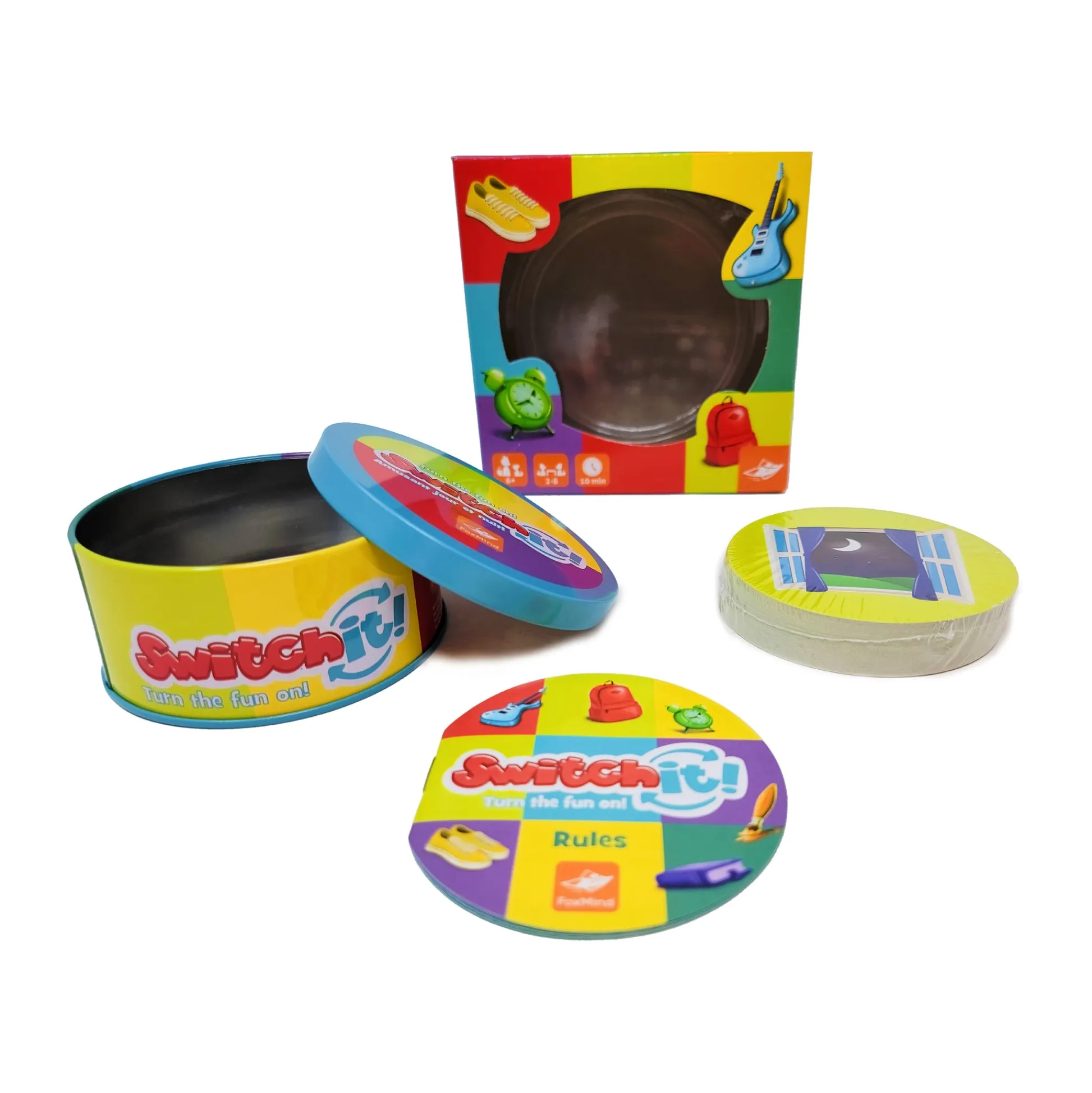 AreYouGame Switch It! Day and Night Rapid-Fire Observation Game* Family & Entertainments Games