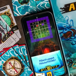 Flat River Group Synapses Games: Finding Atlantis - Ultimate Exploration & Deduction Game for Ages 14+* Role-Playing Games|Board Games