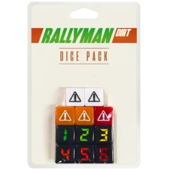 Flat River Group Synapses Games Rallyman Dirt - 11 Custom Dice Pack for High-Octane Racing* Dice, Roll & Write Games