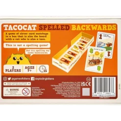 Calendar Holdings, LLC Tacocat Spelled Backwards Palindrome Duel Board Game* Role-Playing Games|Board Games