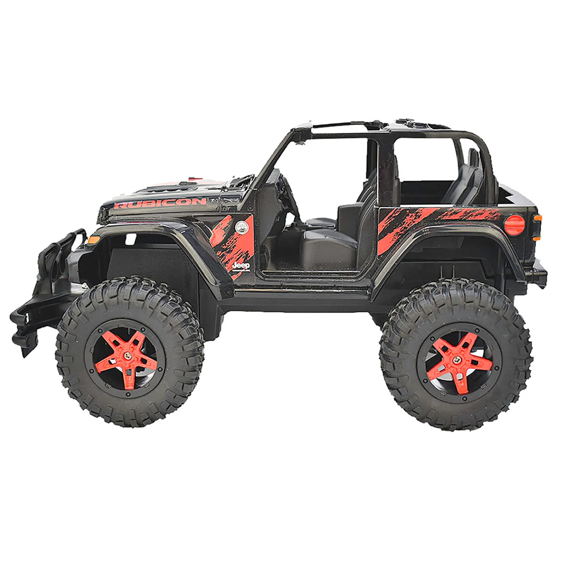 Flat River Group Taiyo Jeep Wrangler Rubicon 2 - 1:16 Scale R/C Vehicle - Black* Rc Cars & Flight