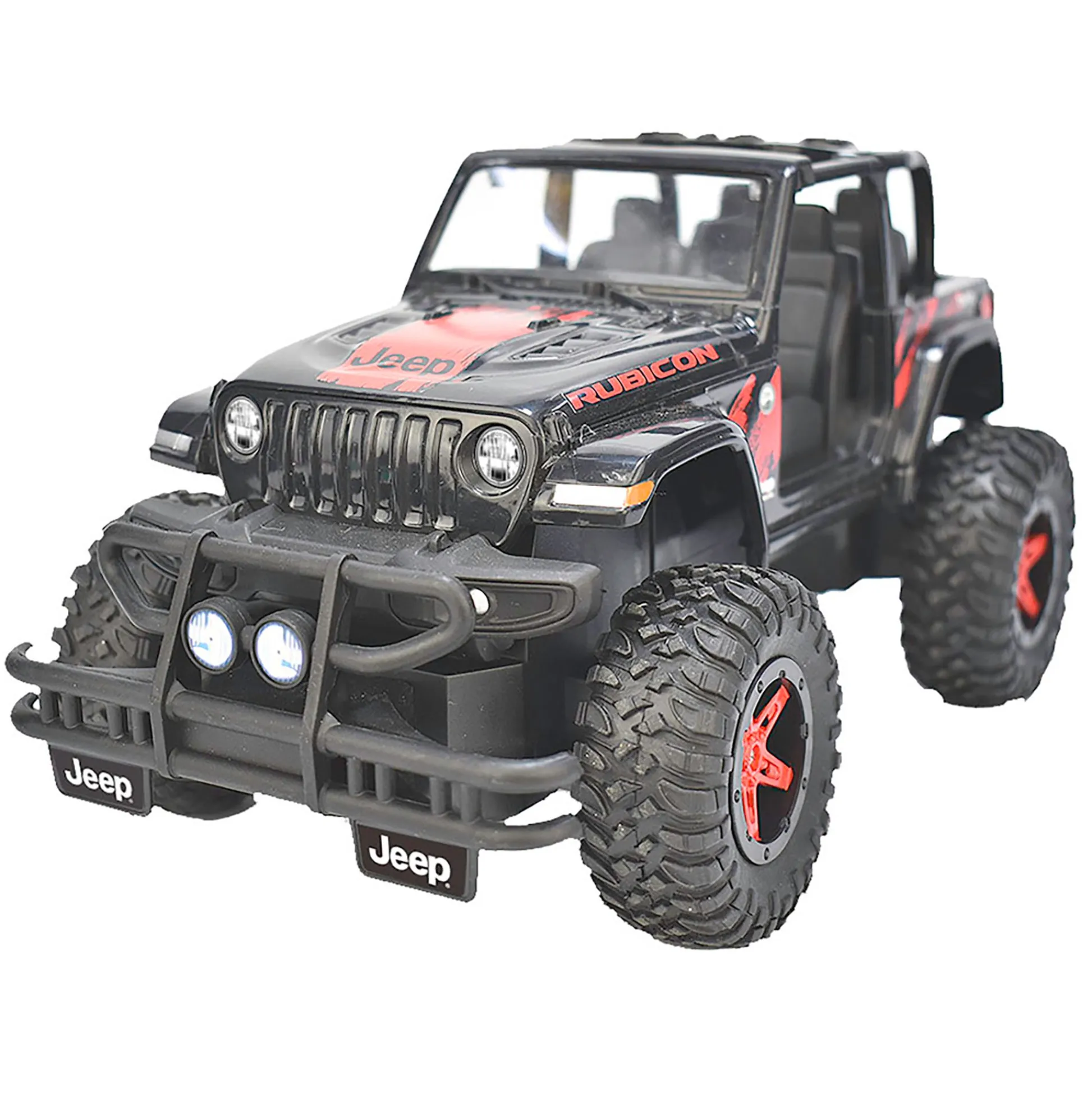 Flat River Group Taiyo Jeep Wrangler Rubicon 2 - 1:16 Scale R/C Vehicle - Black* Rc Cars & Flight