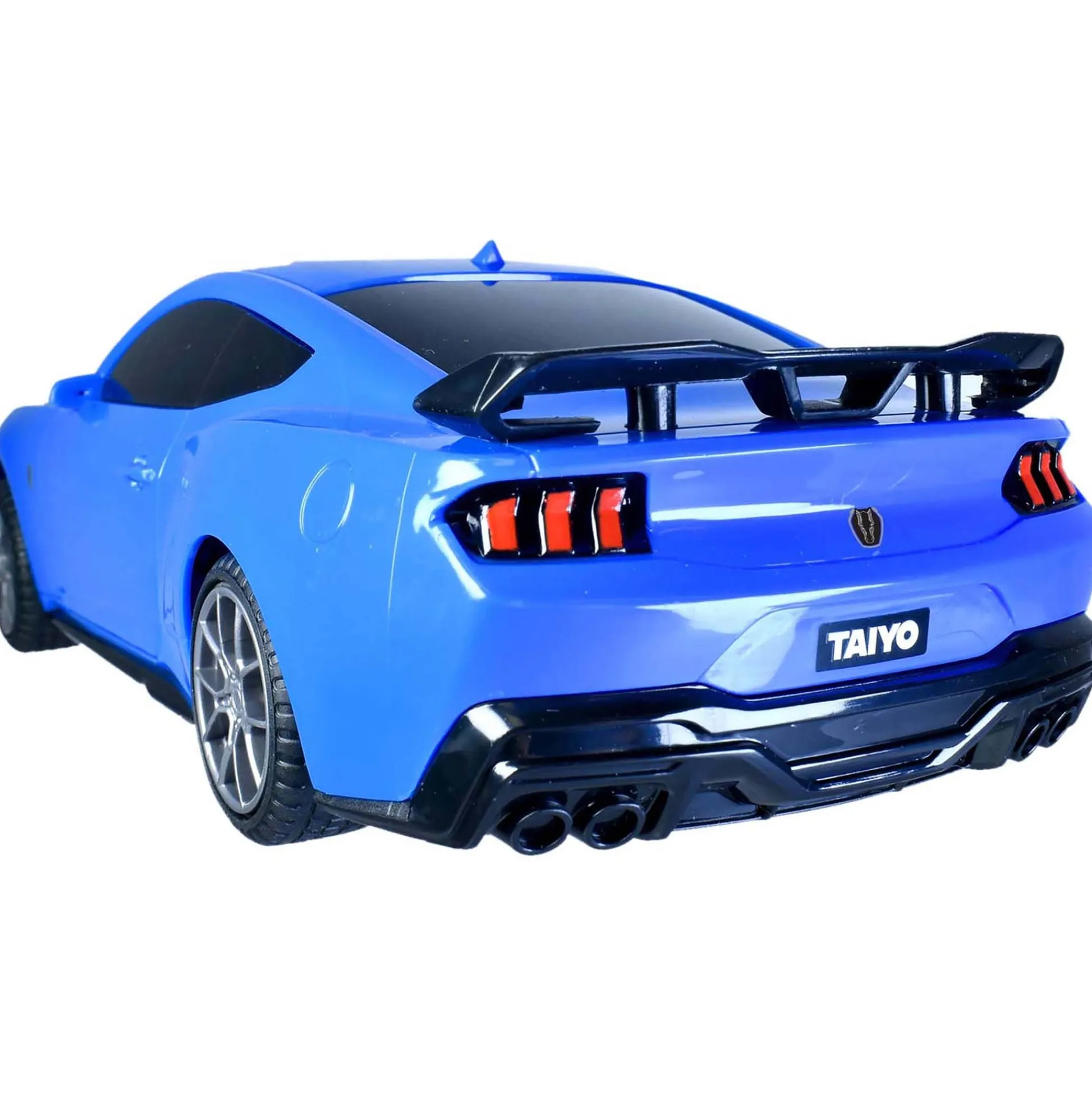 Flat River Group Taiyo Mustang GTD Dark Horse RC Car - 1:18 Scale, 2.4GHz Remote, Battery* Rc Cars & Flight