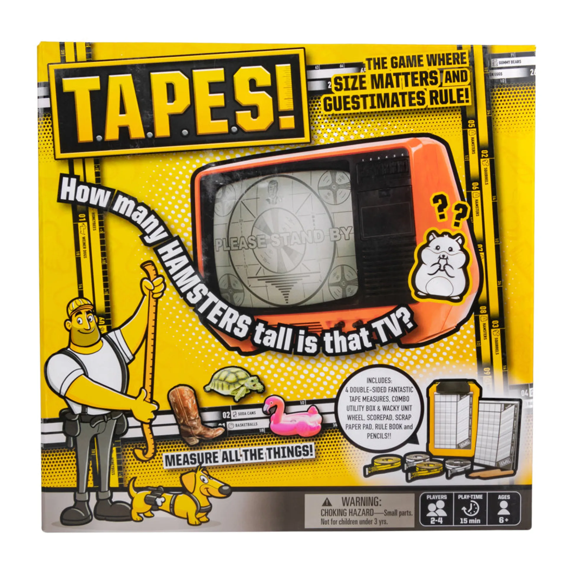 AreYouGame T.A.P.E.S! Family Measurement Board Game by Hog Wild* Board Games|Role-Playing Games