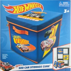 Flat River Group Tara Toy Hot Wheels ZipBin 300 Car Storage Cube and Playmat* Playsets & Vehicles