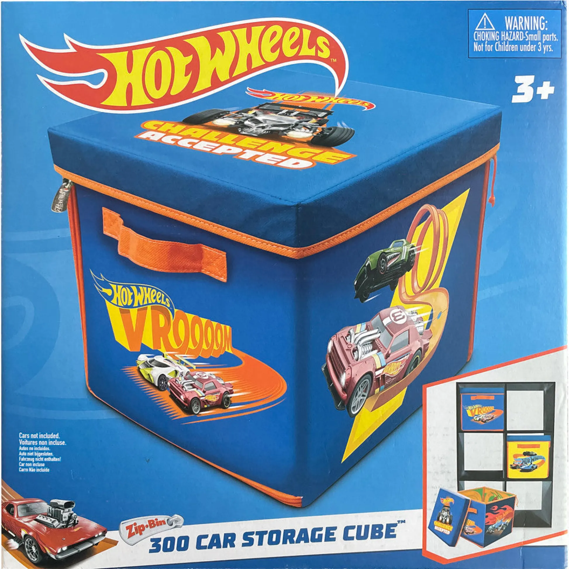 Flat River Group Tara Toy Hot Wheels ZipBin 300 Car Storage Cube and Playmat* Playsets & Vehicles