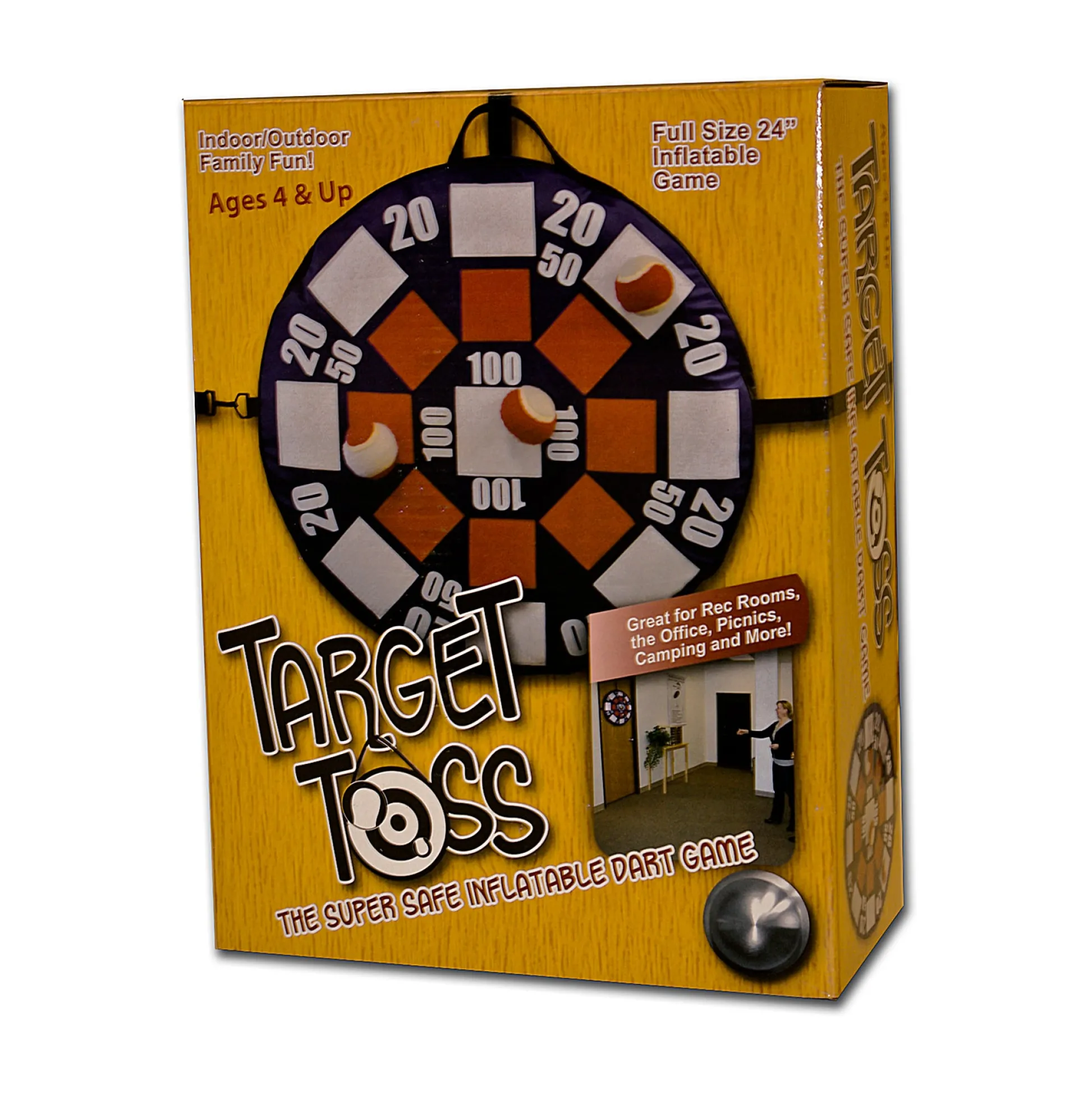 AreYouGame Target Toss Inflatable Safety Dart Game with Velcro Balls* Activities & Games