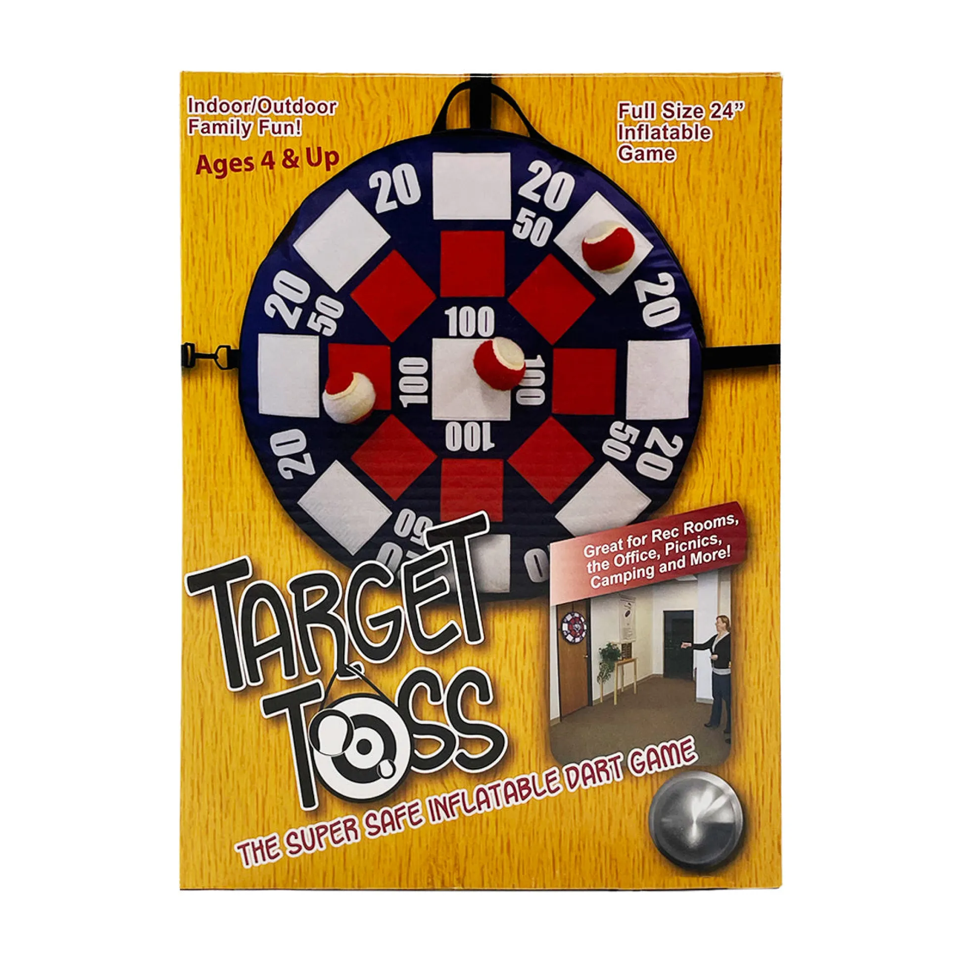 AreYouGame Target Toss Inflatable Safety Dart Game with Velcro Balls* Activities & Games