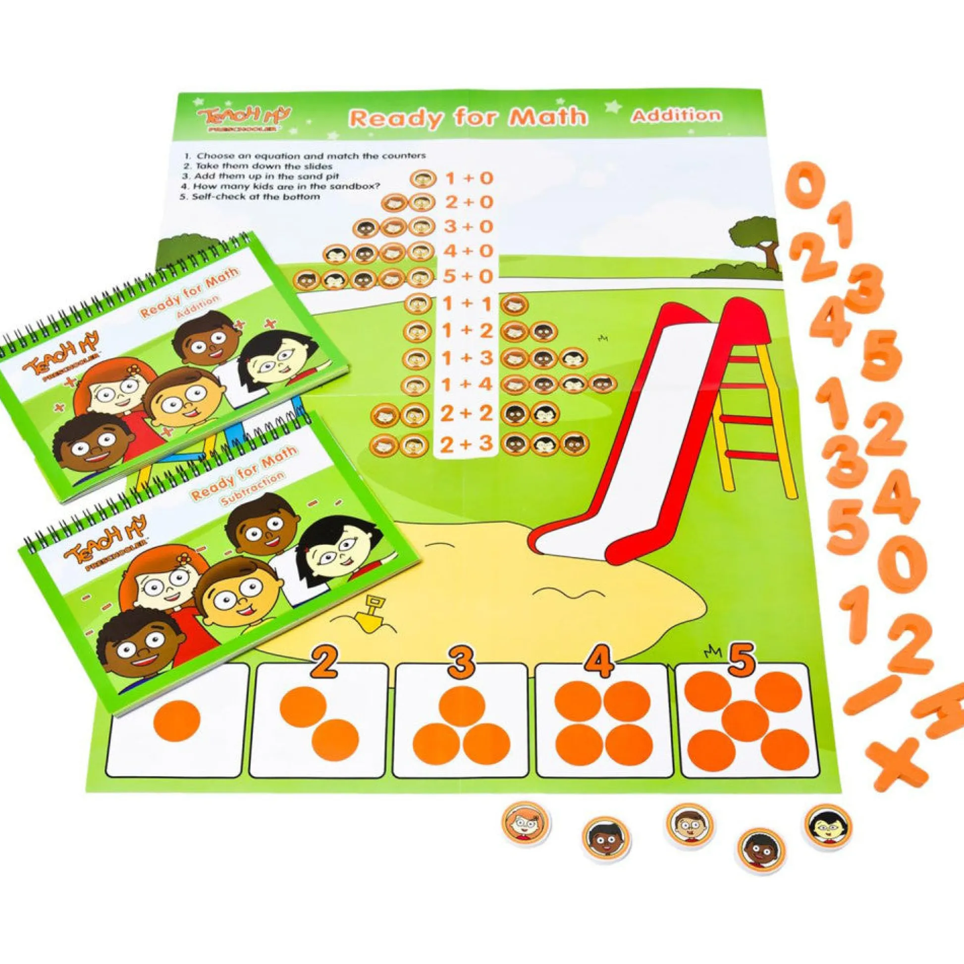 Flat River Group Teach My Preschooler Learning Kit - Screen Free Education in Math, Reading & More* Preschool Education Toys & Activities