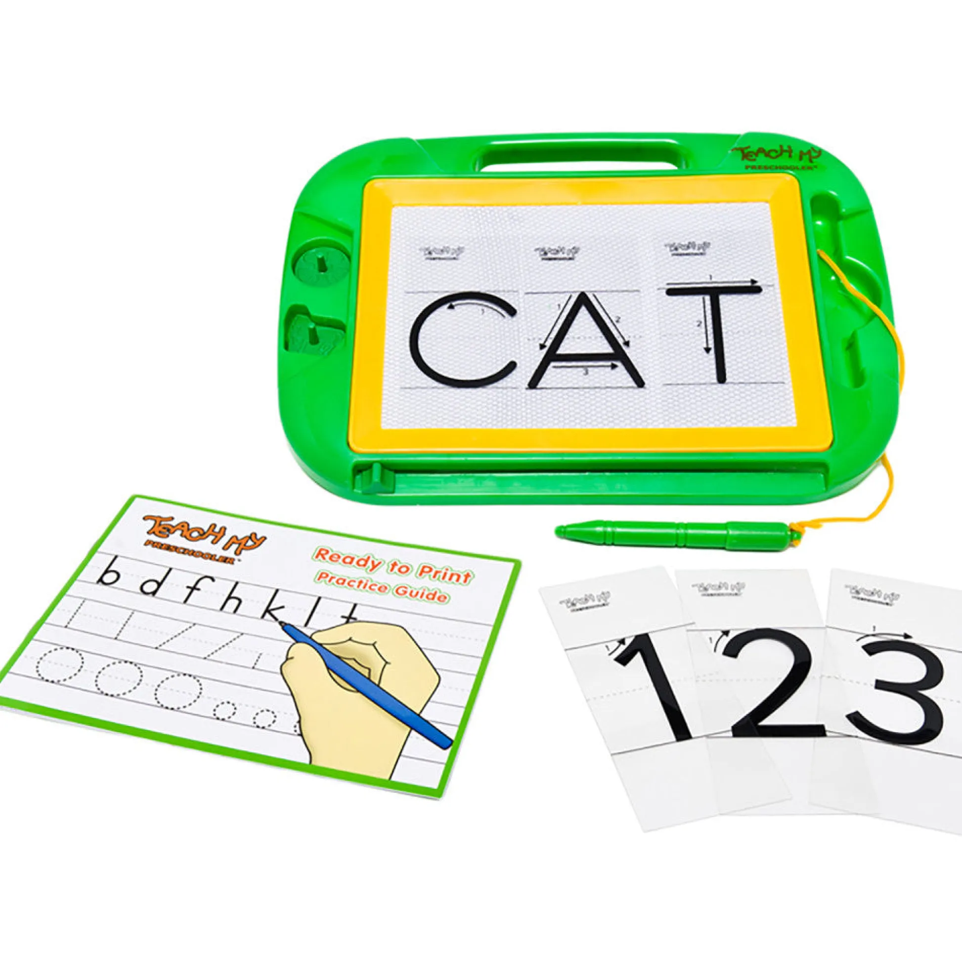 Flat River Group Teach My Preschooler Learning Kit - Screen Free Education in Math, Reading & More* Preschool Education Toys & Activities