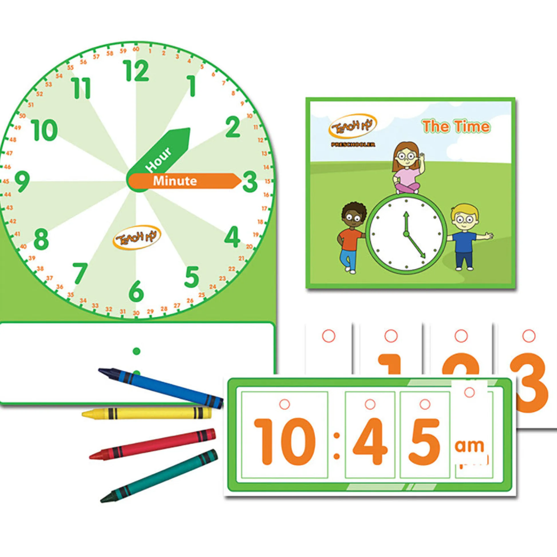 Flat River Group Teach My Preschooler Learning Kit - Screen Free Education in Math, Reading & More* Preschool Education Toys & Activities