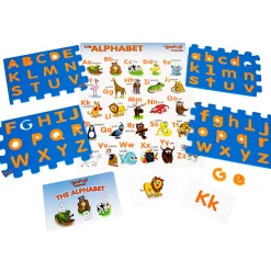 Flat River Group Teach My Toddler Learning Kit - Screen-Free Educational Playset for Alphabet, Numbers, Shapes, Colors* Preschool Education Toys & Activities