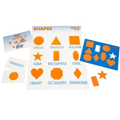 Flat River Group Teach My Toddler Learning Kit - Screen-Free Educational Playset for Alphabet, Numbers, Shapes, Colors* Preschool Education Toys & Activities