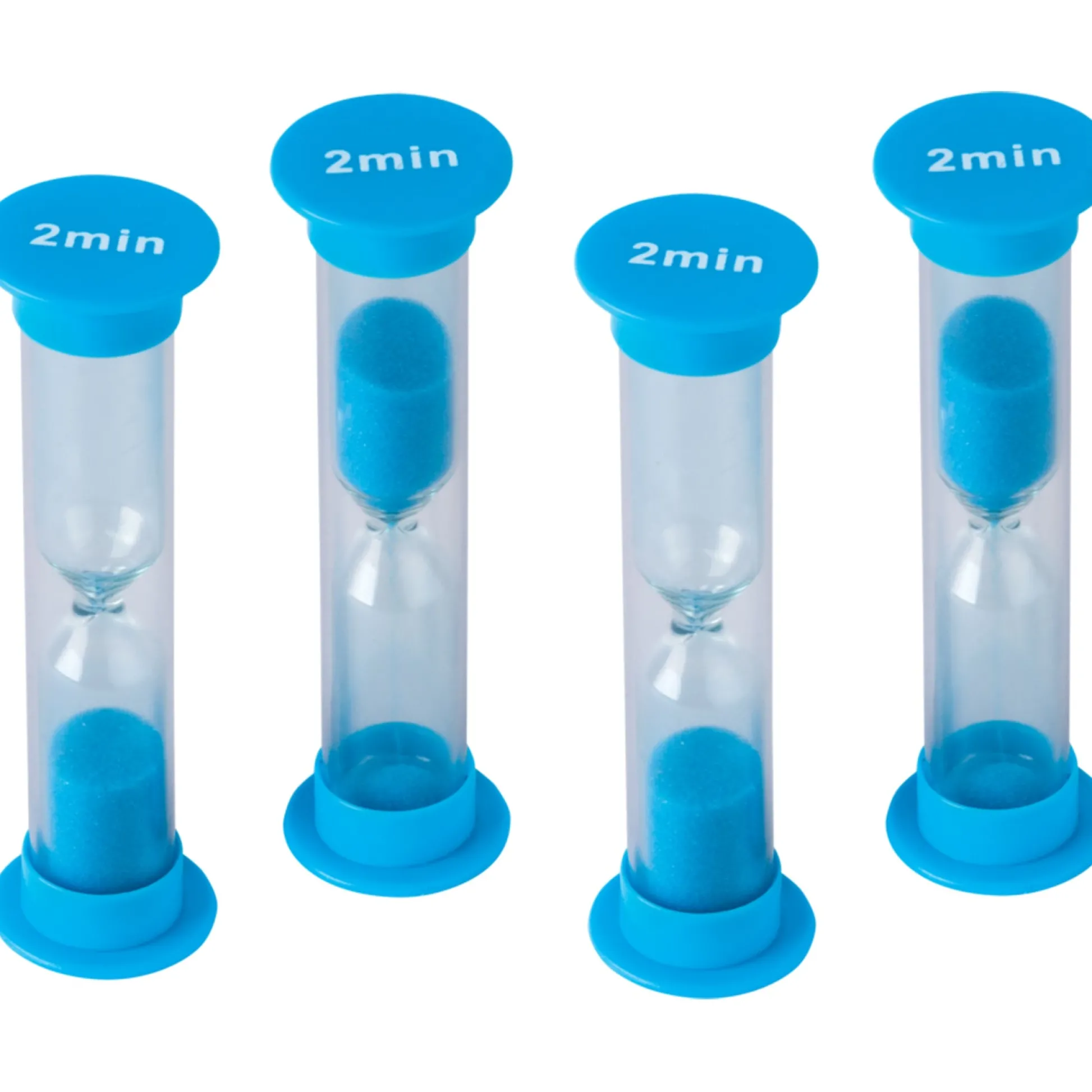 Educators Resource Teacher Created Resources 2-Minute Blue Sand Timers Set - 24 Pack* Math Toys|Math, Counting & Time
