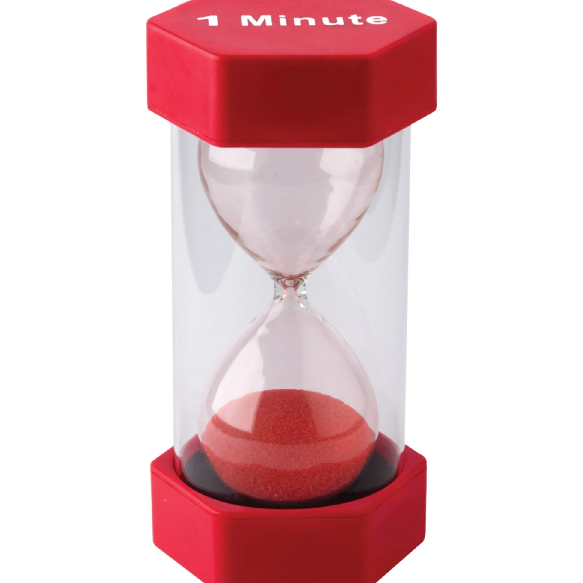 Educators Resource Teacher Created Resources 1-Minute Red Sand Timer - Large* Math Toys|Math, Counting & Time