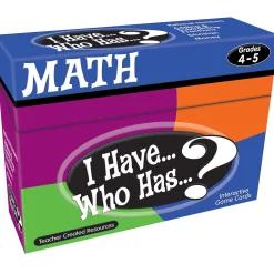 Educators Resource Teacher Created Resources Grade 4-5 I Have, Who Has Math Game* Math Toys|Math, Counting & Time