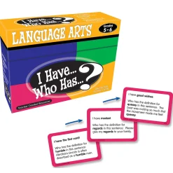 Educators Resource Teacher Created Resources I Have, Who Has Language Arts Game - Grades 5-6* Card Games
