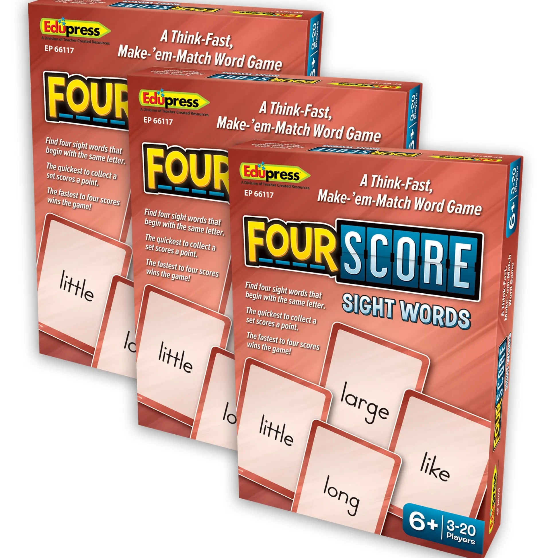 Educators Resource Teacher Created Resources Sight Words Showdown Card Game - 3 Pack* Card Games