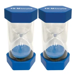 Educators Resource Teacher Created Resources 15-Minute Large Sand Timer Duo* Math Toys|Math, Counting & Time