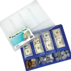 Educators Resource Teacher Created Resources Play Money Tray - Interactive Learning Set* Math Toys|Math, Counting & Time