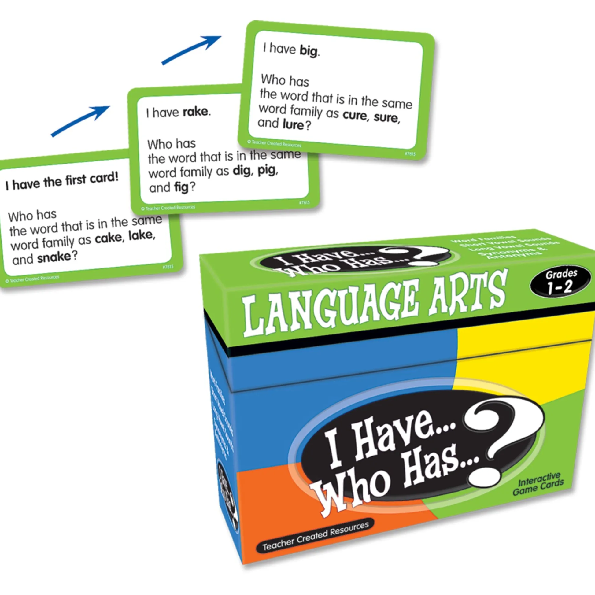 Educators Resource Teacher Created Resources I Have, Who Has Language Arts Game - Grades 1-2* Card Games