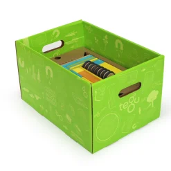 Educators Resource Tegu Magnetic Wooden Blocks, 90-Piece Classroom Kit, Tints* Magnetic Tiles & Building Sets