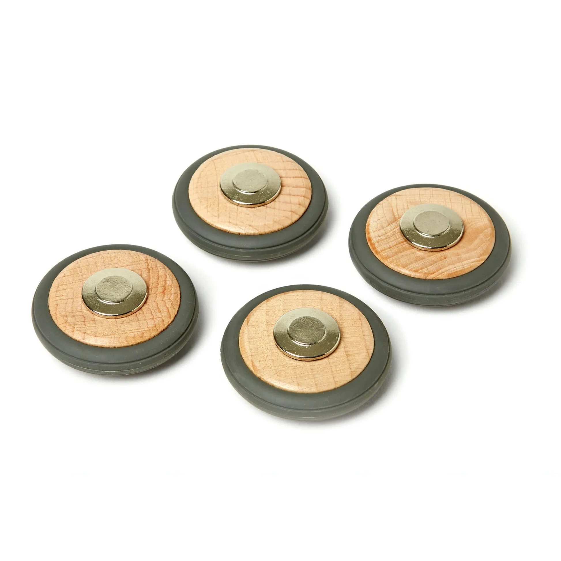 Educators Resource Tegu Magnetic Wooden Blocks, Wheels Accessory Set, 4-Pack* Magnetic Tiles & Building Sets