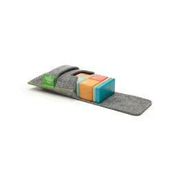Educators Resource Tegu Magnetic Wooden Blocks, 8-Piece Pocket Pouch - Sunset* Magnetic Tiles & Building Sets