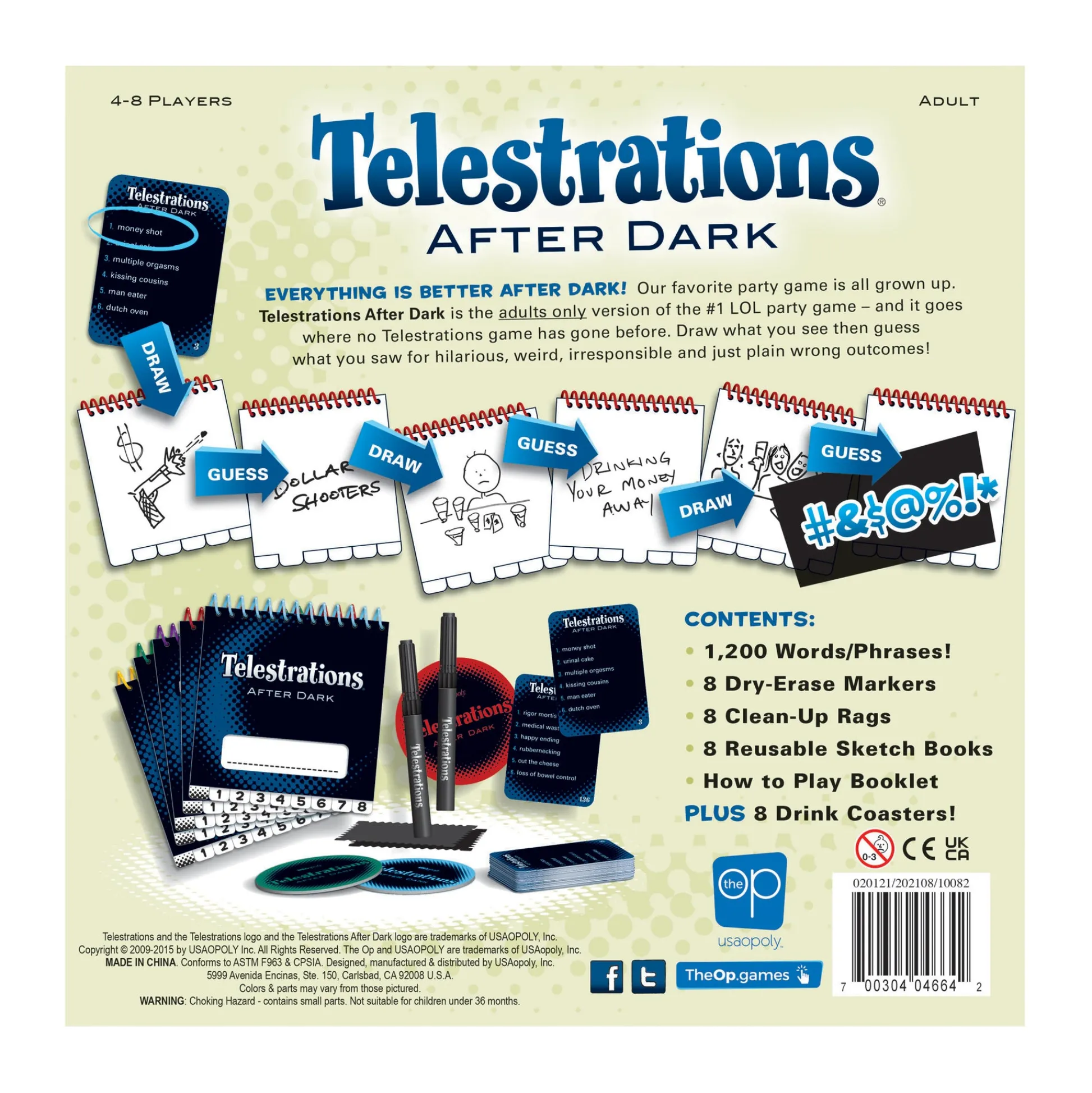 AreYouGame Telestrations After Dark Adult Party Game* Family & Entertainments Games