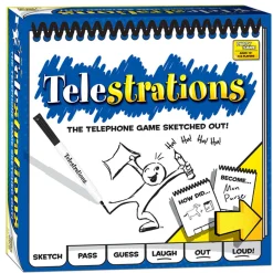 Educators Resource Telestrations Original 8 Player Party Game - USAopoly* Board Games|Role-Playing Games