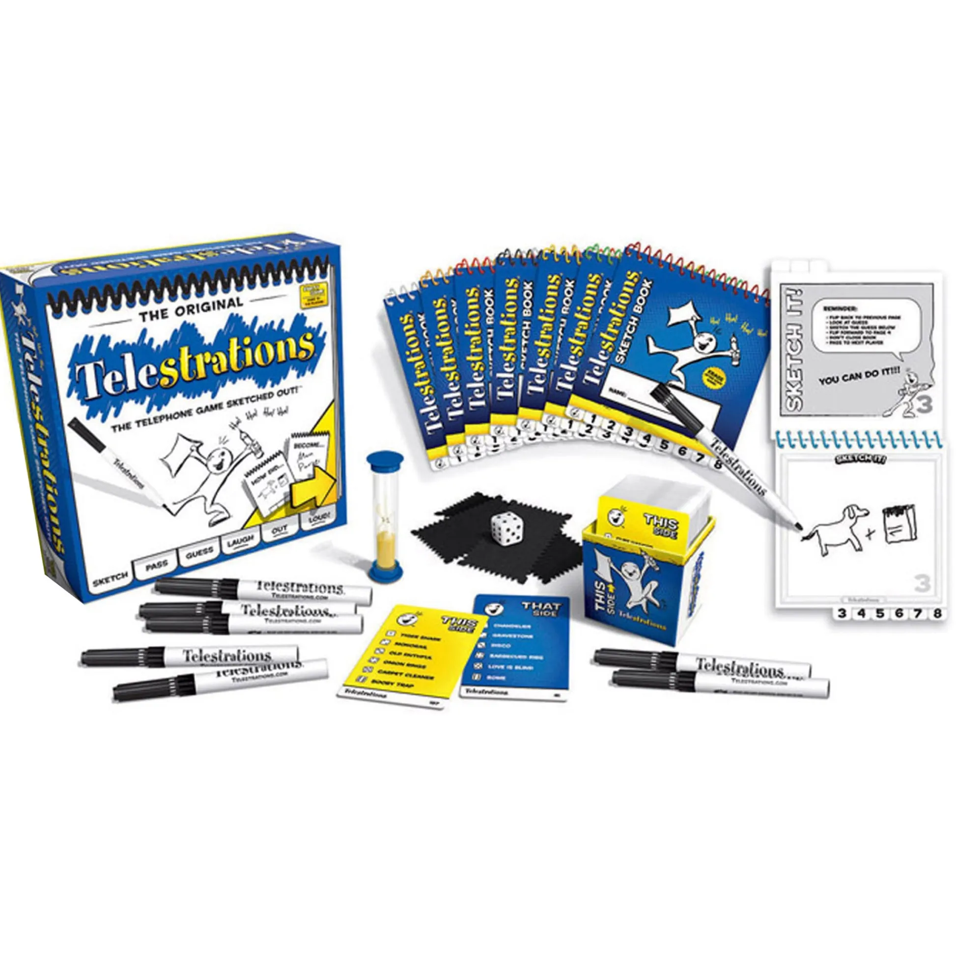 Educators Resource Telestrations Original 8 Player Party Game - USAopoly* Board Games|Role-Playing Games