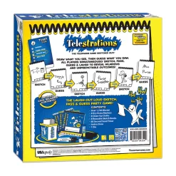 AreYouGame Telestrations Original - The Fun Family Sketching Game* Family & Entertainments Games|Social & Emotional Skills